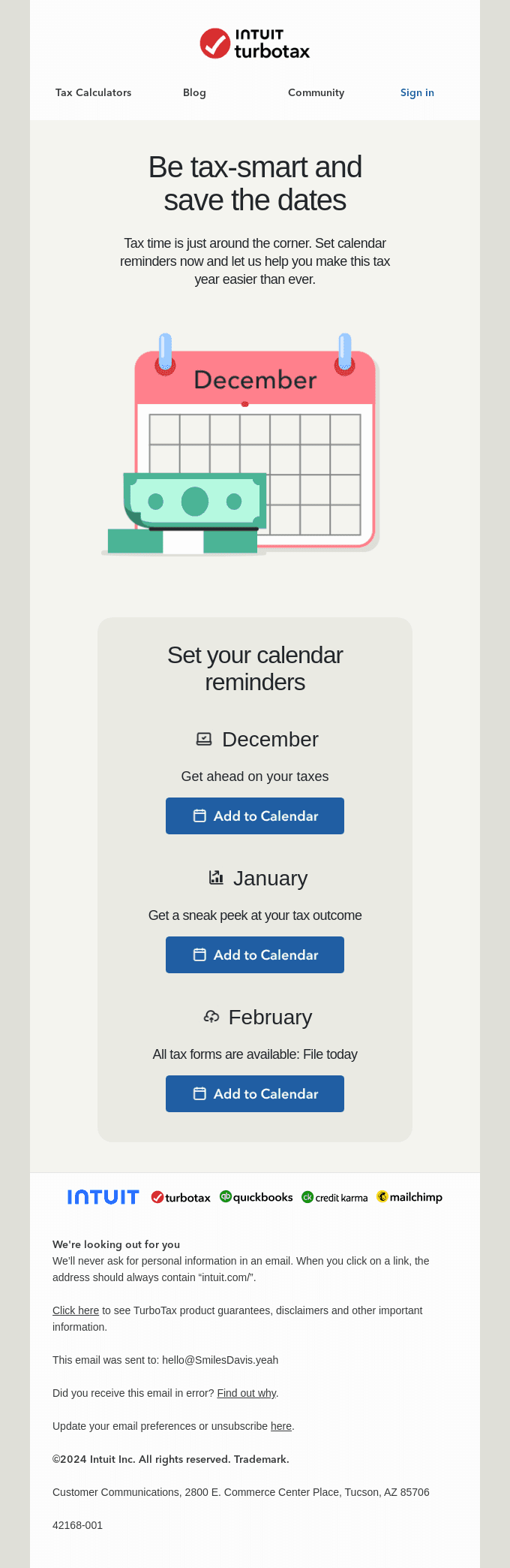 📎 Set your tax reminders now