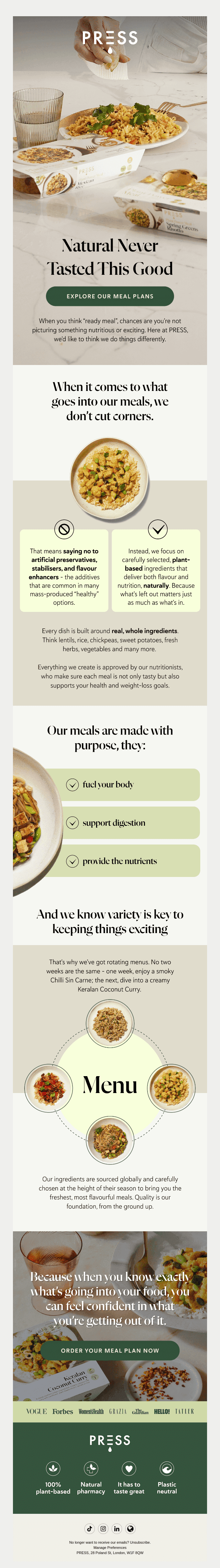 This is what happens when experts design your meals