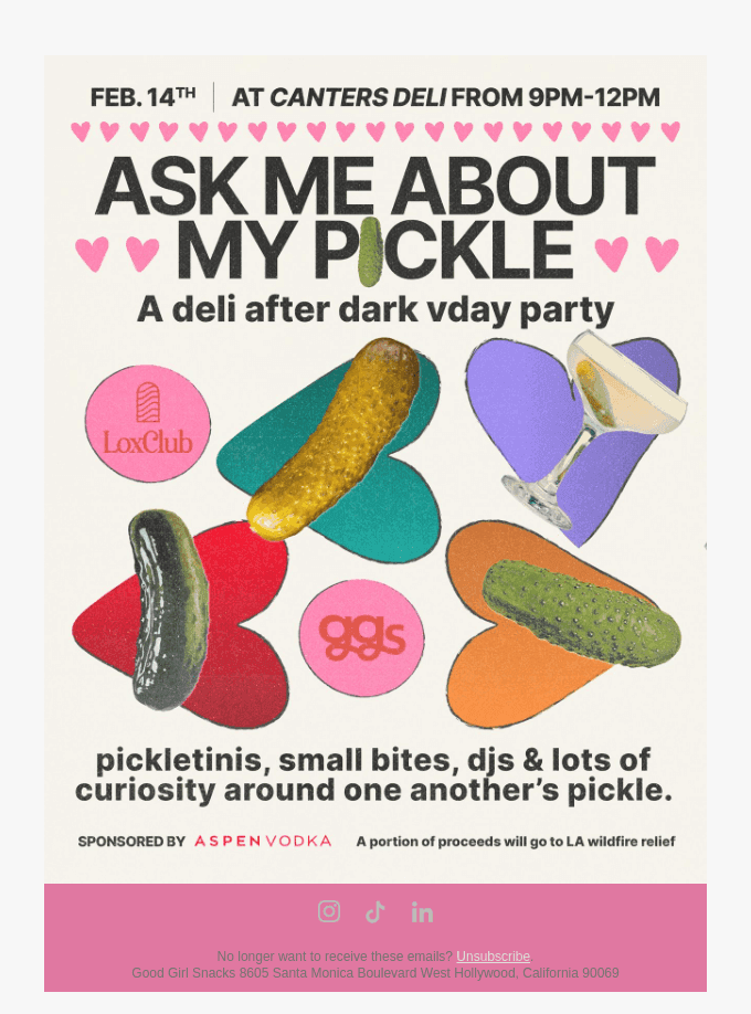 UR INVITED TO OUR VDAY PARTY 🥒💋